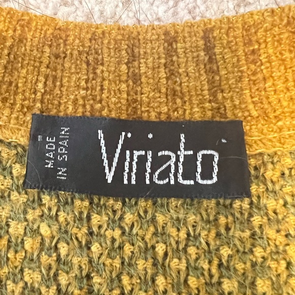 VIRIATO MOHAIR BLEND GRANDPA STYLE CARDIGAN SWEATER SIZE Large/X-LARGE - Picture 5 of 12
